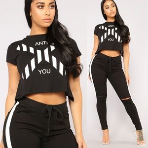 "Anti You" tee